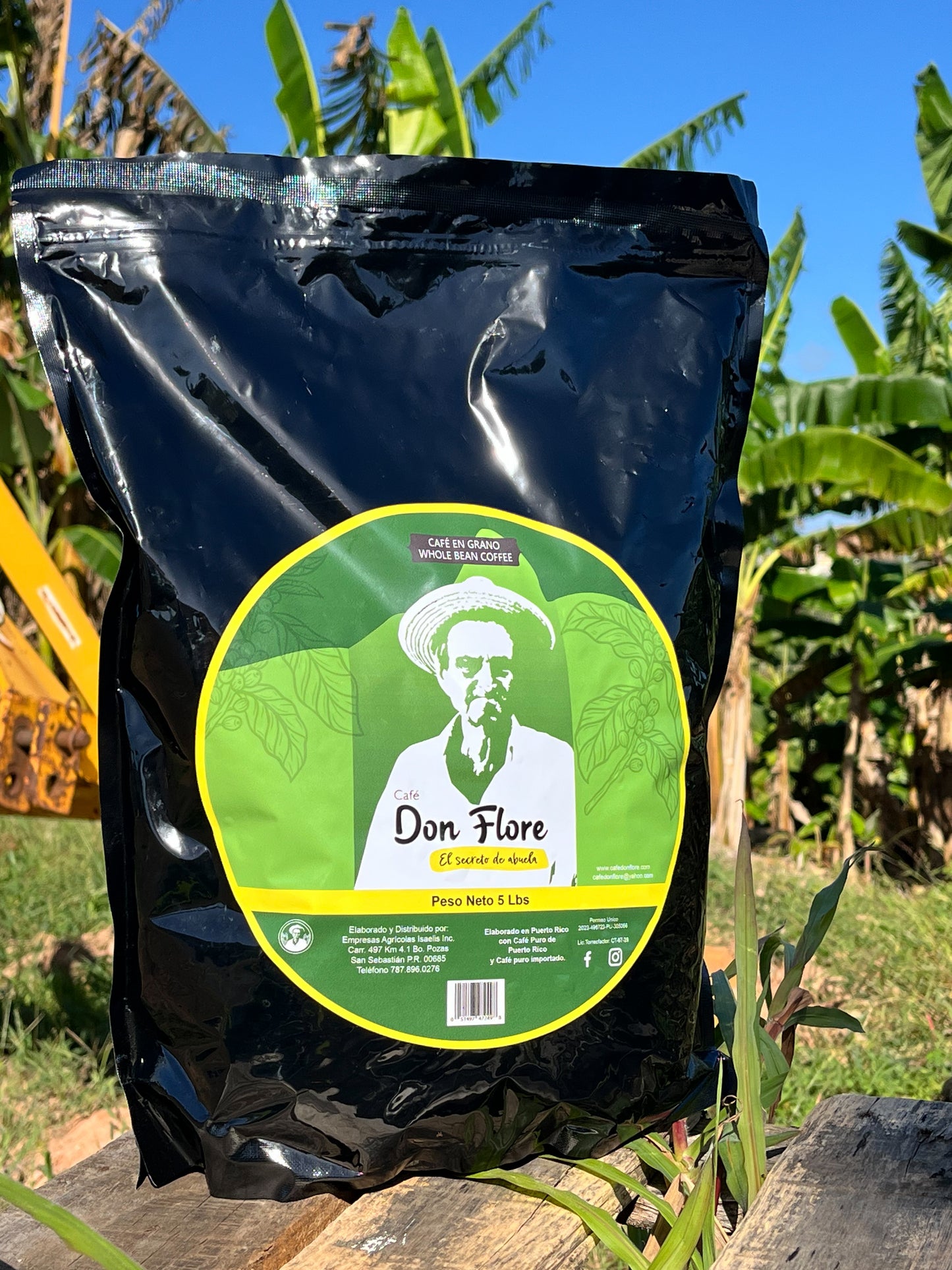 Café Don Flore- 100% Arábica en Grano (5 Lbs)