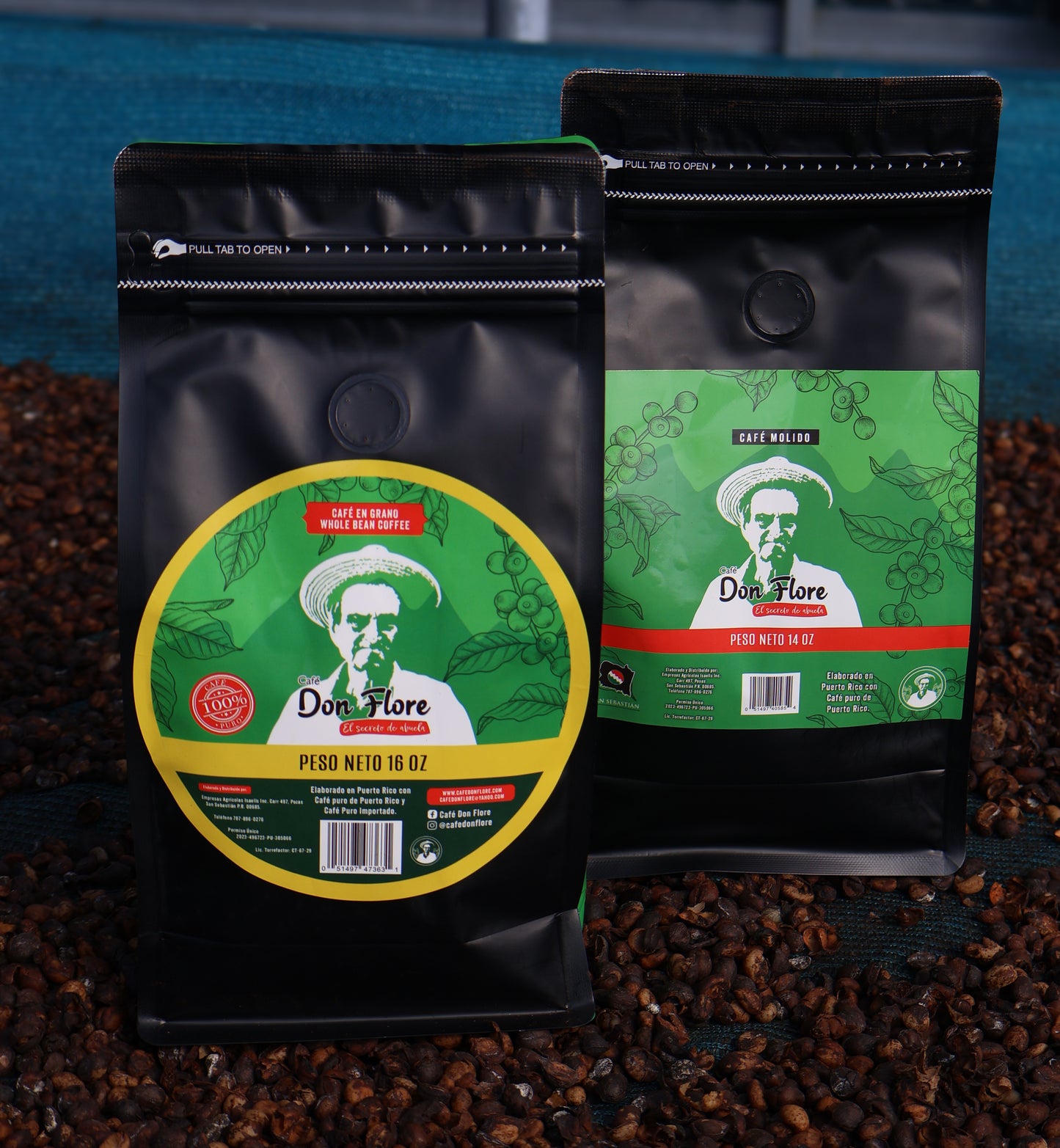 2 Bolsas de Café Molido 14 ozs