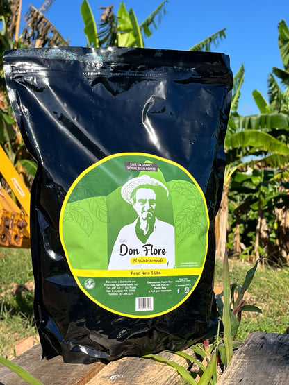 Café Don Flore- 100% Arábica en Grano (5 Lbs)